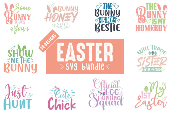 Easter SVG Bundle Vol.6: Graphics for Crafts & Content