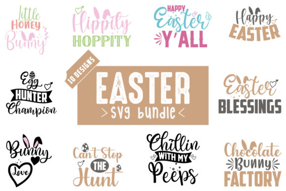 Easter SVG Bundle Vol.7: Graphics for Local Crafts Brands