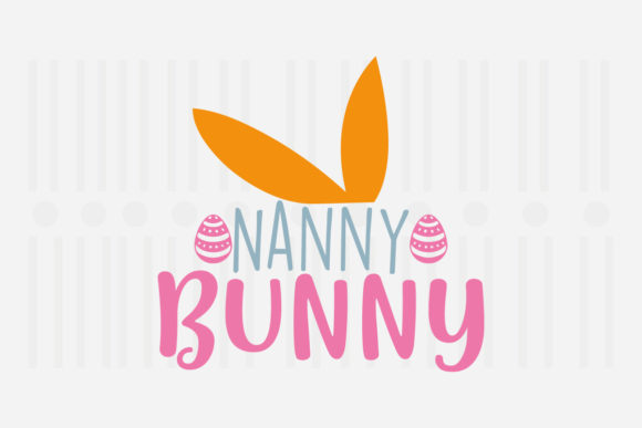 Nanny Bunny Easter SVG: Graphics for Crafts & Content