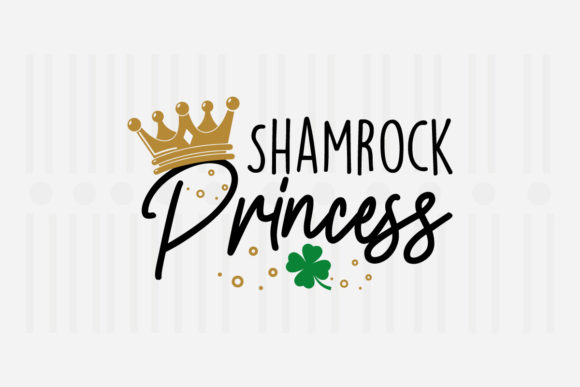 Shamrock Princess SVG: Graphics for Crafts & Seasonal Branding