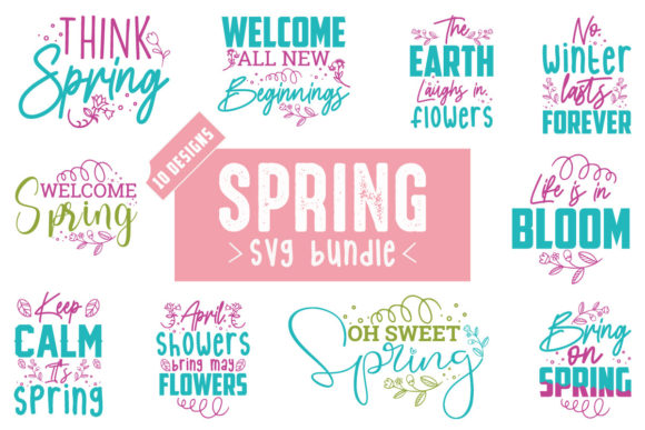 Spring SVG Bundle: Graphics for Crafts Sellers
